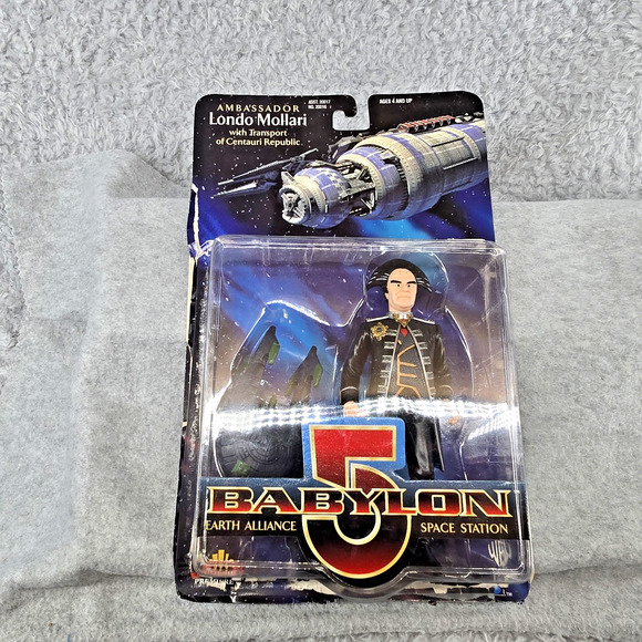 Vtg WB Toy Babylon 5 Ambassador Londo Mollari Action Figure Warner Bros - Picture 1 of 14